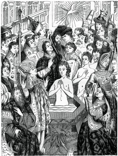 Battesimo del re Clodoveo, Reims, 1870 da Unbekannt