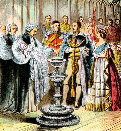 Battesimo del Principe di Galles, 1842 c1850s da Unbekannt