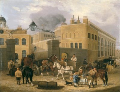 Birreria di Barclay e Perkins a Southwark, c1840 da Unbekannt
