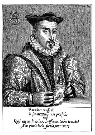 Barnabe Brisson, filologo e giurista francese del XVI secolo da Unbekannt