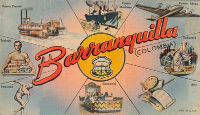 Barranquilla Colombia, c1940 da Unbekannt