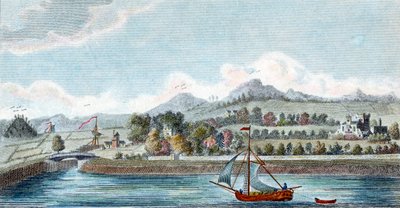 Bacino del Canale di Caledonia a Muirtown vicino a Inverness, Scozia, 1822 da Unbekannt