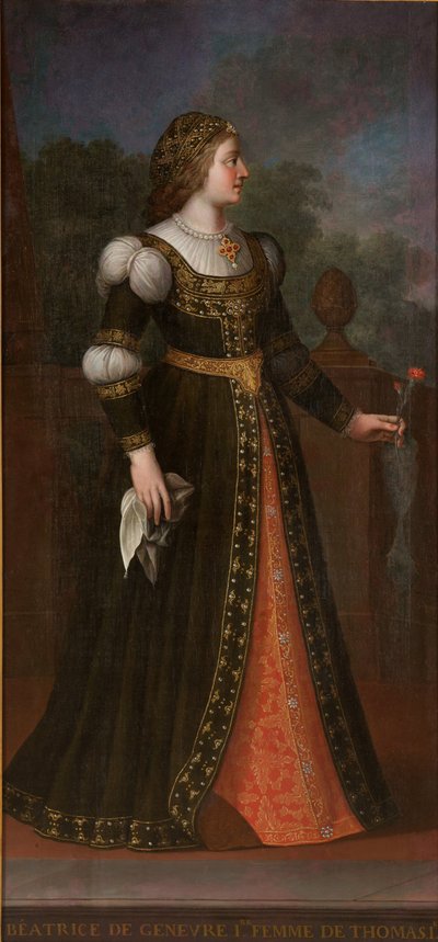 Béatrix di Ginevra, moglie di Tommaso I di Savoia da Unbekannt