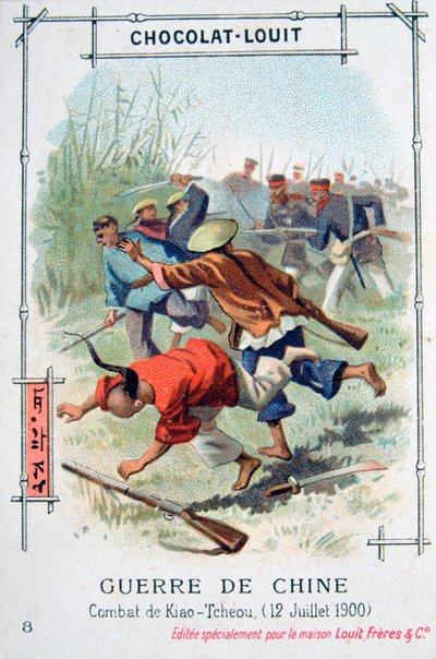 Battaglia a Kiao-Tcheou, Cina, Ribellione dei Boxer, 12 luglio 1900 da Unbekannt
