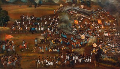 Battaglia tra Persiani e Russi vicino a Sultanabad, 13 febbraio 1812 da Unbekannt