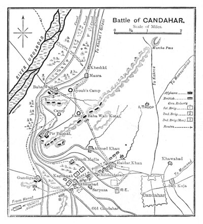 Battaglia di Candahar: Piano, 1902 da Unbekannt
