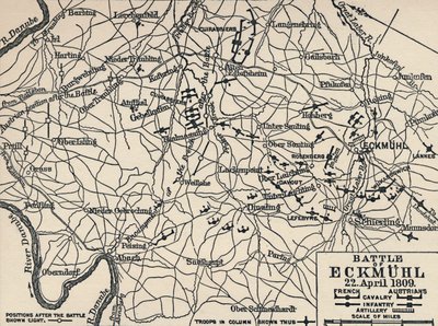 Battaglia di Eckmühl, 22 aprile 1809, 1896 da Unbekannt