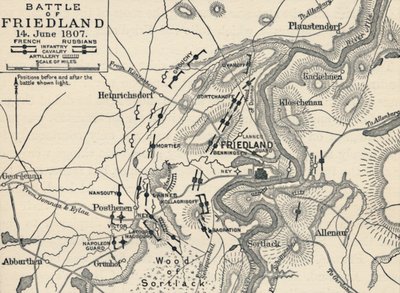 Battaglia di Friedland, 14 giugno 1807, 1896 da Unbekannt