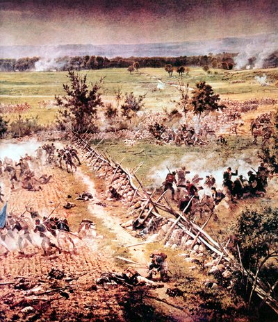 Battaglia di Gettysburg, Guerra Civile Americana, 1-3 luglio 1863 da Unbekannt