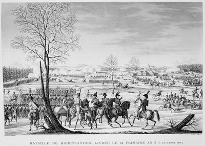 Battaglia di Hohenlinden, 3 dicembre, 1800 da Unbekannt