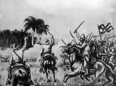 Battaglia di Jibaro, 1876 da Unbekannt