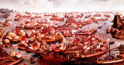 Battaglia di Lepanto, ottobre 1571 da Unbekannt