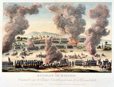 Battaglia di Marengo, 14 giugno, 1800 da Unbekannt