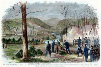 Battaglia di Philippi, Virginia Occidentale, Guerra Civile Americana, 3 giugno 1861 da Unbekannt