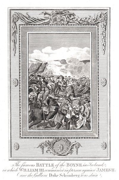 Battaglia del Boyne, 1690 da Unbekannt