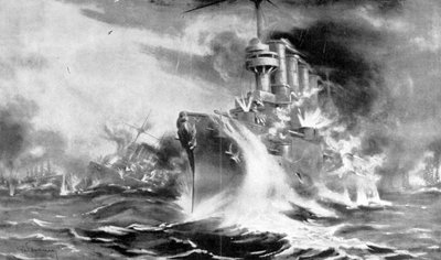 Battaglia delle Isole Falkland, 8 dicembre 1914, 1915 da Unbekannt