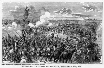 Battaglia delle Pianure di Abraham, 13 settembre 1759, 1877 da Unbekannt