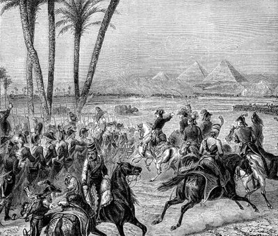 Battaglia delle Piramidi, 21 luglio 1798, 1882-1884 da Unbekannt