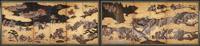 Scene di battaglia dal racconto di Heike (Heike Monogatari) da Unbekannt