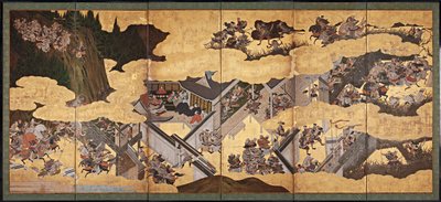 Scene di battaglia dal Racconto di Heike, primo terzo del XVII secolo da Unbekannt