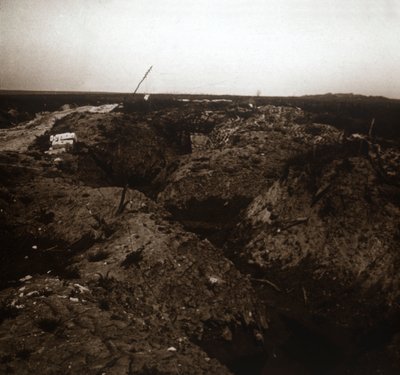 Campo di battaglia, Craonne, Francia settentrionale, c1914-c1918 da Unbekannt