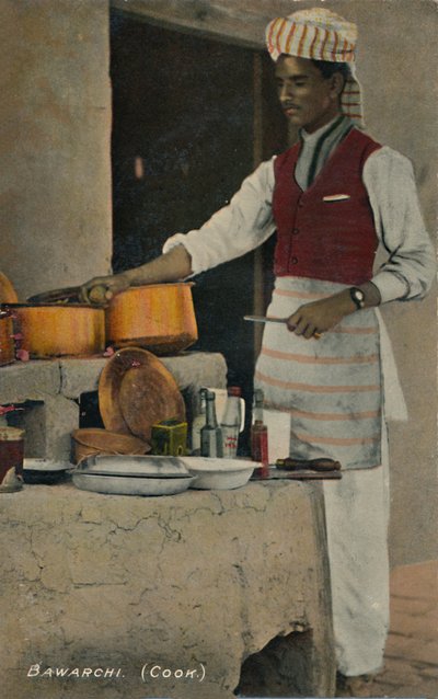 Bawarchi Cuoco, c1910 da Unbekannt