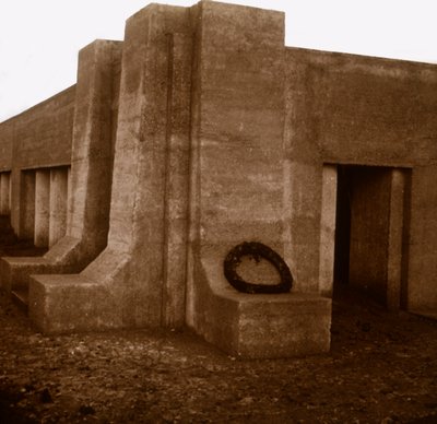 Trincea della baionetta, Verdun, nord della Francia, c1916-c1918 da Unbekannt