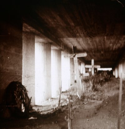 Trincea della baionetta, Verdun, nord della Francia, c1916-c1918 da Unbekannt