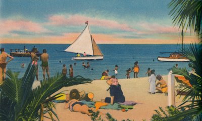 Spiaggia a Pradomar, 20 minuti da Barranquilla, anni 
