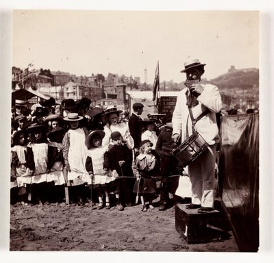 Intrattenitore sulla spiaggia, circa 1905 da Unbekannt