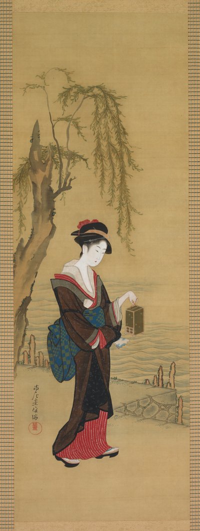 Bellezza con Lucciole, primi 1800 da Unbekannt