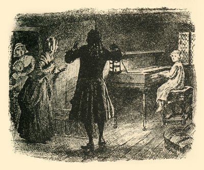 Chiamò silenziosamente gli altri a seguirlo, 1907 da Unbekannt