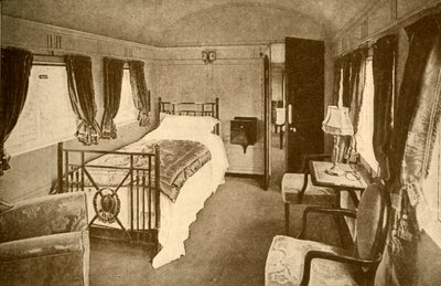 Camera da letto, Salone del Re, London and North Eastern Railway, 1930 da Unbekannt