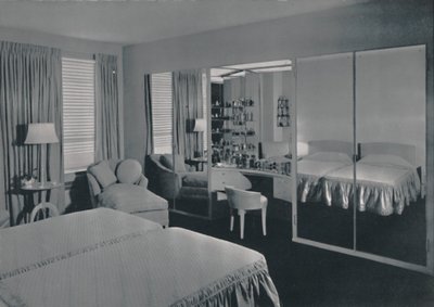 Camera da letto progettata da James F. Eppenstein, Chicago, 1942 da Unbekannt
