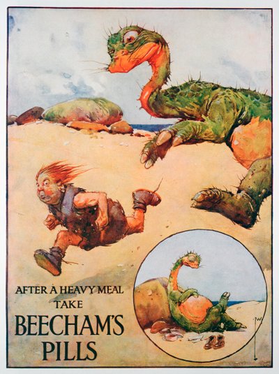 Pubblicità delle pillole Beechams, 1914 da Unbekannt