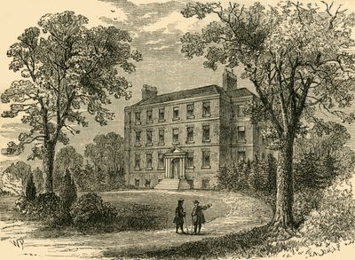 Belsize House nel 1800 da Unbekannt