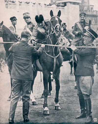 Benito Mussolini, leader fascista italiano da Unbekannt
