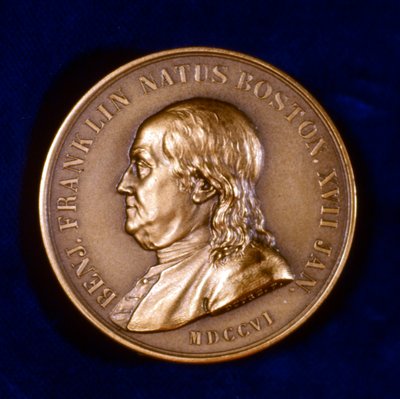 Benjamin Franklin, scienziato, inventore e statista americano, 1806 da Unbekannt