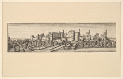 Berkshire, con il Castello di Windsor, dopo 1666 da Unbekannt