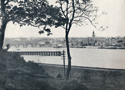Berwick - Da Spittal, mostrando il ponte di Berwick, 1895 da Unbekannt