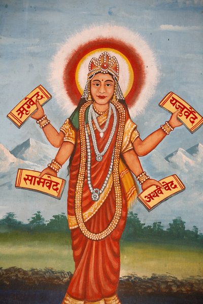 Scritture indù Bhagavad-Gita, Kathmandu, Nepal da Unbekannt