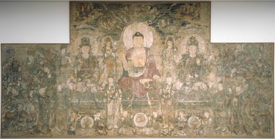 Bhaisajyaguru, il buddha della guarigione e della medicina, ca 1319 da Unbekannt