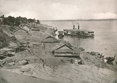Bhamo - Irrawaddy Flotilla Mail Steamer al Ghat da Unbekannt