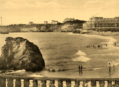 Biarritz - Hotel du Palais e la Baia da Unbekannt