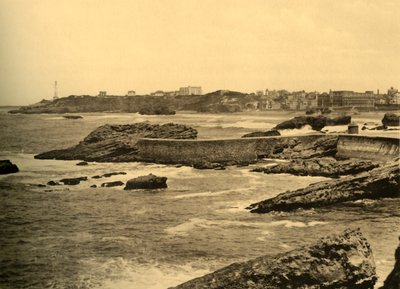 Biarritz - La Digue de la Cafetiere, c. 1930 da Unbekannt