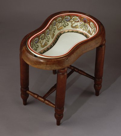 Bidet di Elisabetta di Baviera, Fabbrica di Porcellane Carl Knoll, Carlsbad da Unbekannt