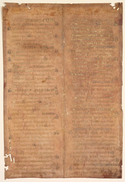 Bifolio rimosso da un Graduale carolingio verso, c. 830-860 da Unbekannt