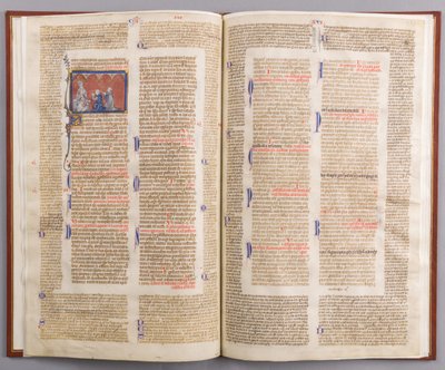 Bifolio con le Decretali di Graziano, francese, ca. 1290 da Unbekannt
