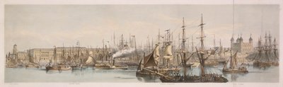 Billingsgate, Custom House e la Torre di Londra da Unbekannt