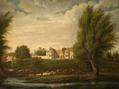 Birdingbury Hall, Warwickshire, 1800 da Unbekannt